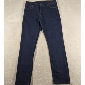 Origin Delta 68 Jeans Men's 34x34 Blue Denim Relaxed Fit Comfort Made In USA
